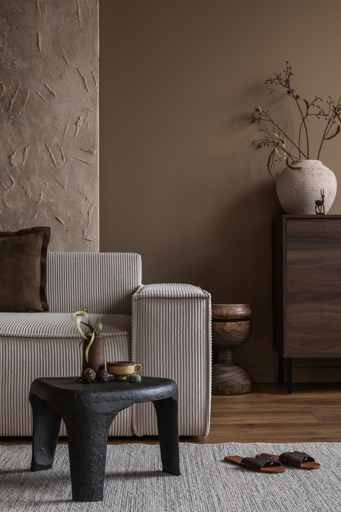 Interior,Design,Of,Living,Room,Interior,With,Painting,,Modular,Sofa,