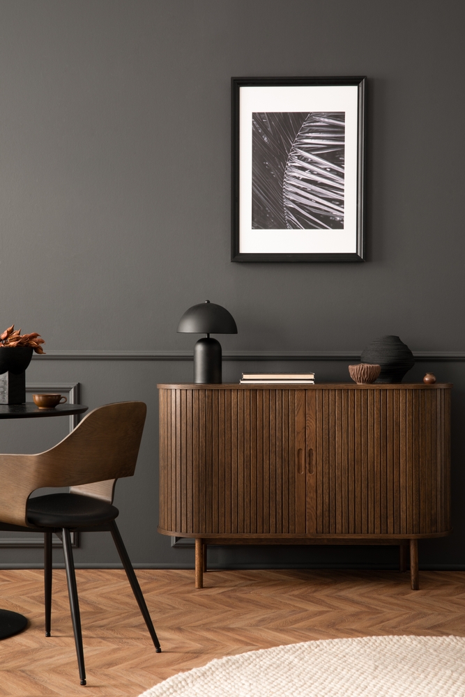Aesthetic,Composition,Of,Living,Room,Interior,With,Mock,Up,Posters