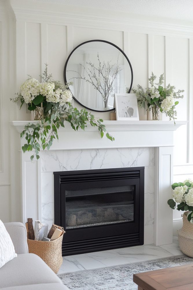 spring fireplace mantel (2)