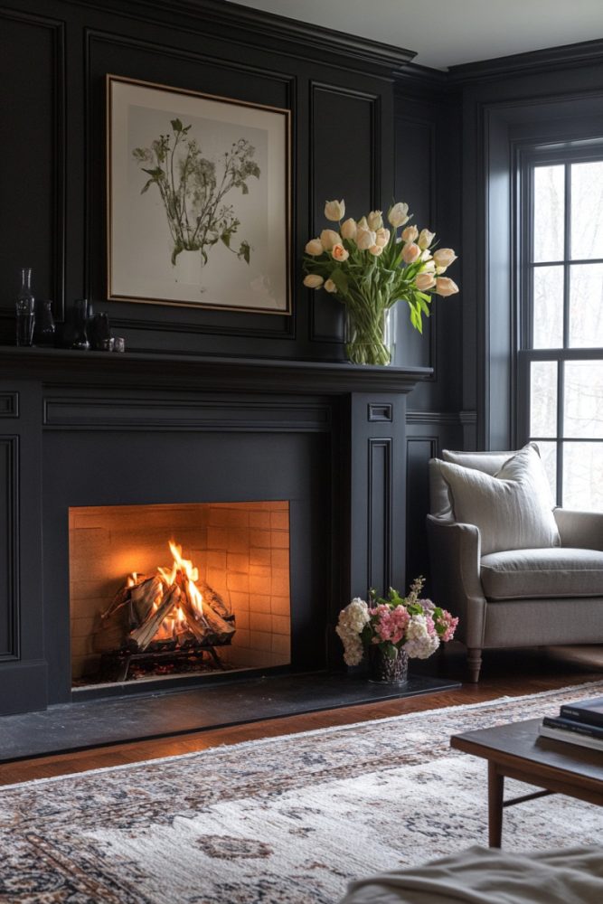 spring fireplace mantel (6)