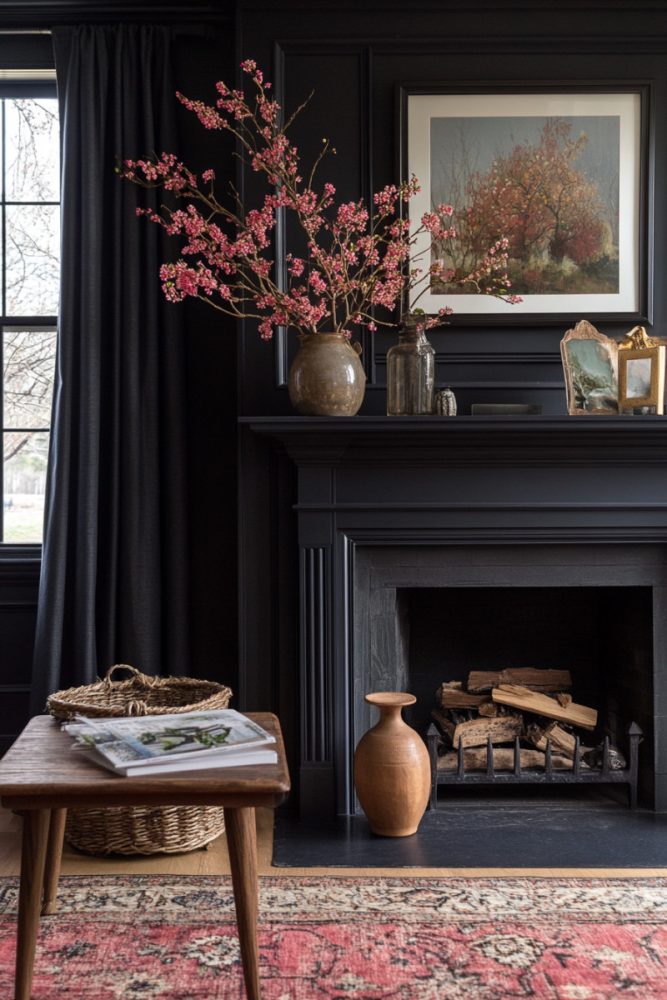 spring fireplace mantel (7)