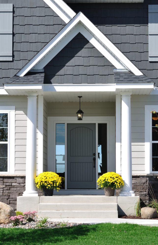 summer front porch with flowers DP
