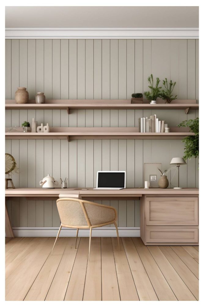 Feminine Home Office Ideas Floating Shelves