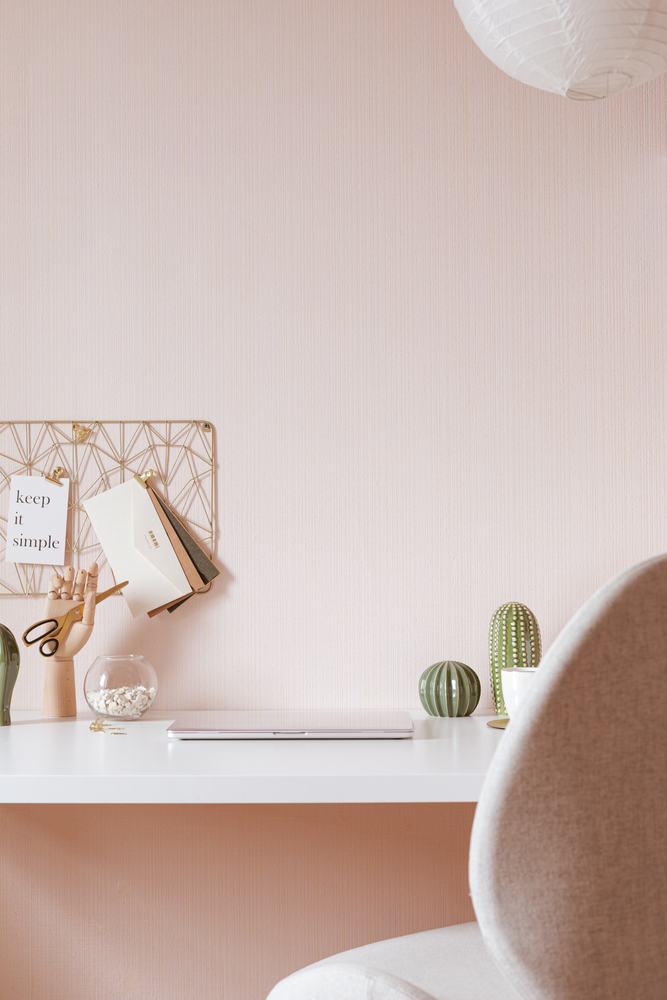 feminine home office