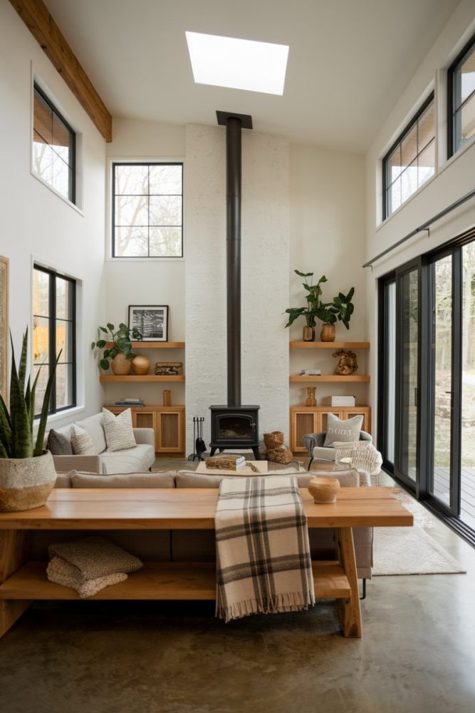 organic modern living room ideas (10)
