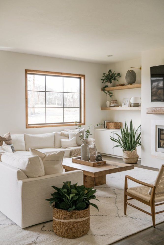 organic modern living room ideas (12)