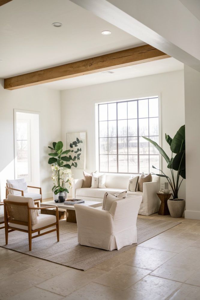 organic modern living room ideas (15)