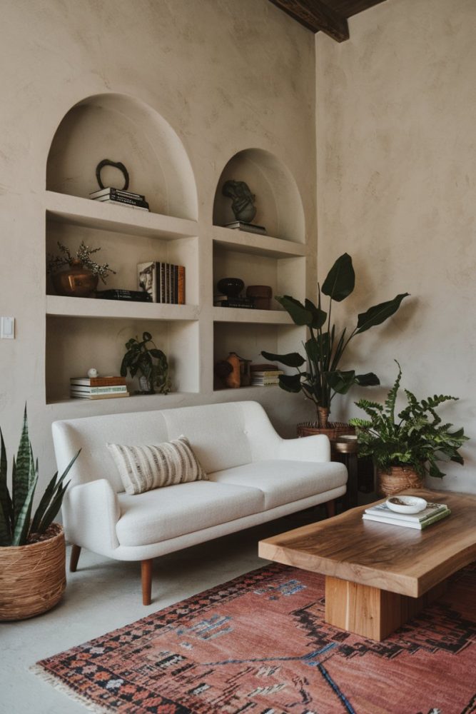 organic modern living room ideas (3)