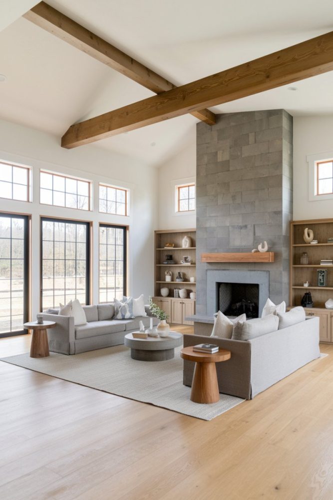 organic modern living room ideas (8)