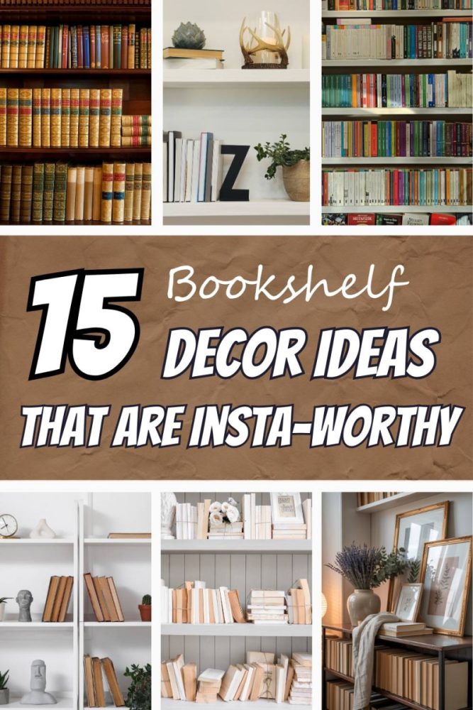 15 Bookshelf Decor Ideas That Are Insta Worthy