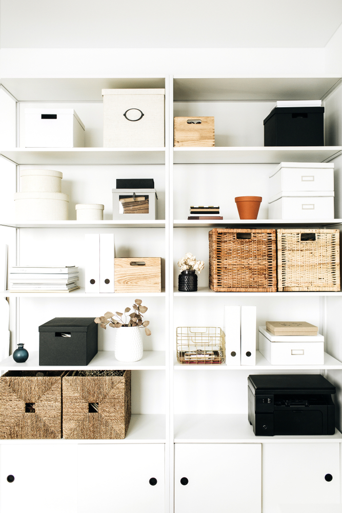 Modern,Home,Office,Cabinet,Interior,Design,Concept.
