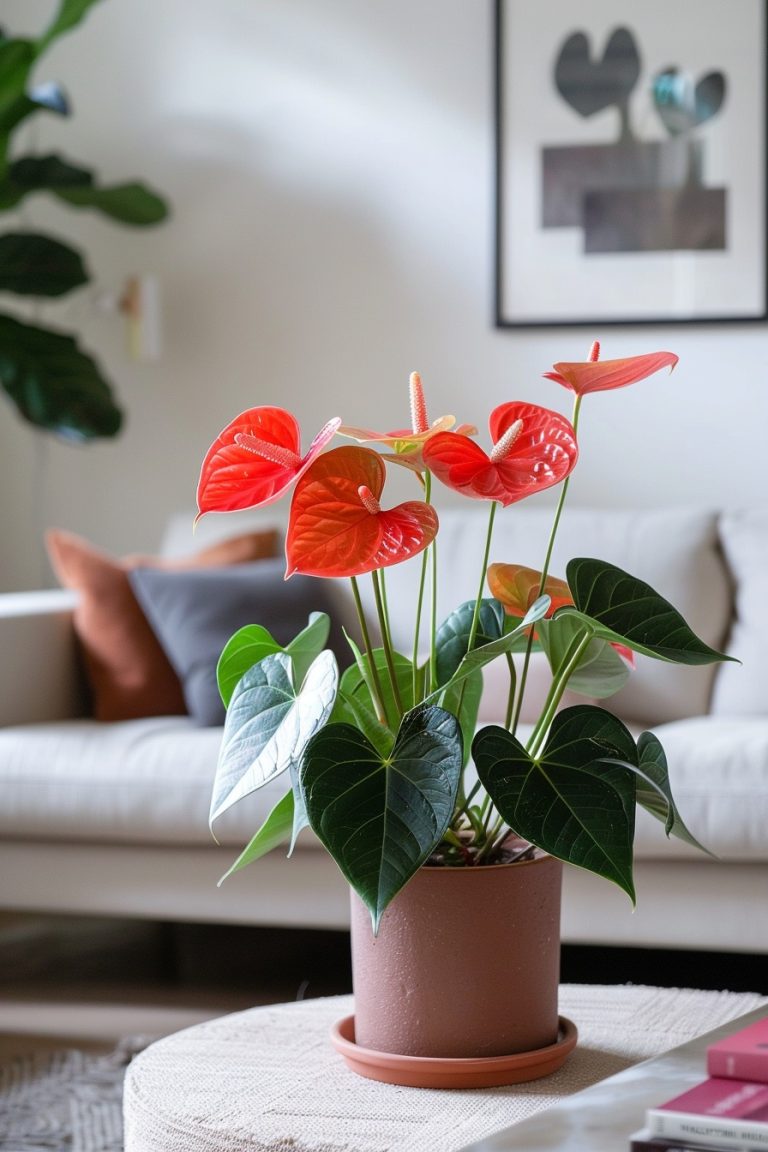 red anthurium