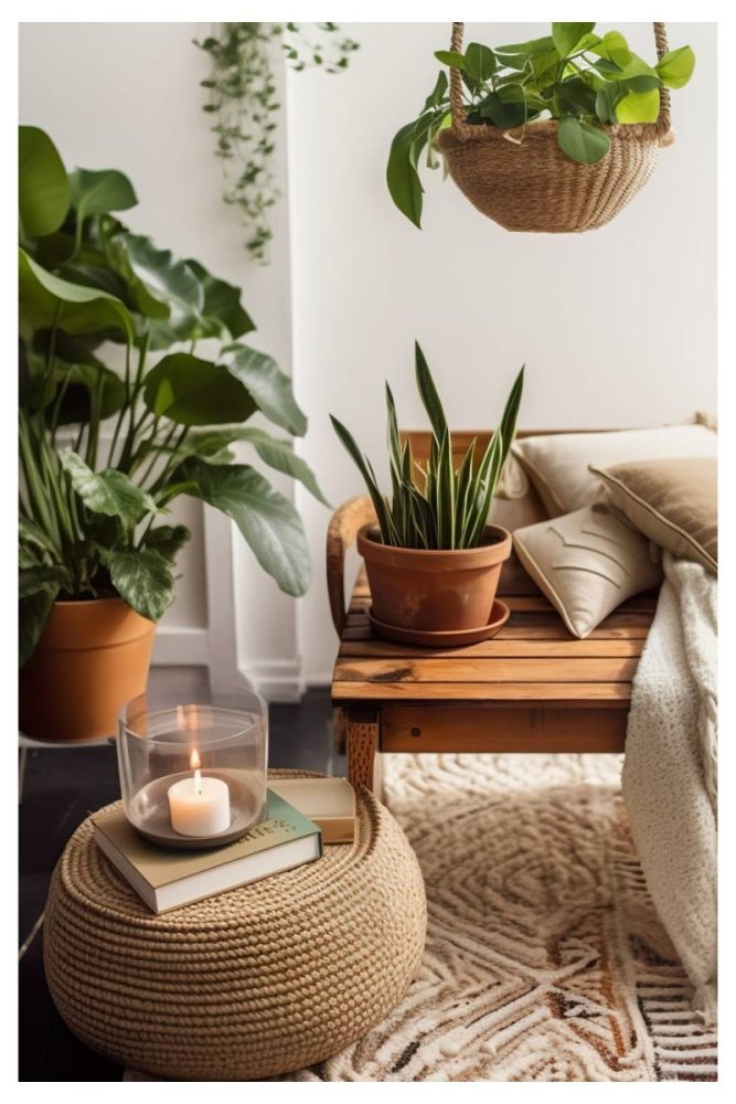 Indoor Plants in Decorative Pots renter friendly upgrades