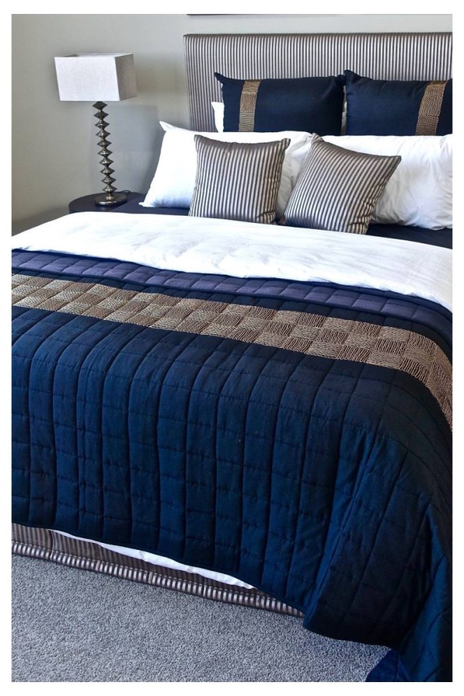 decorative pillows Clever Small Bedroom Organization Ideas