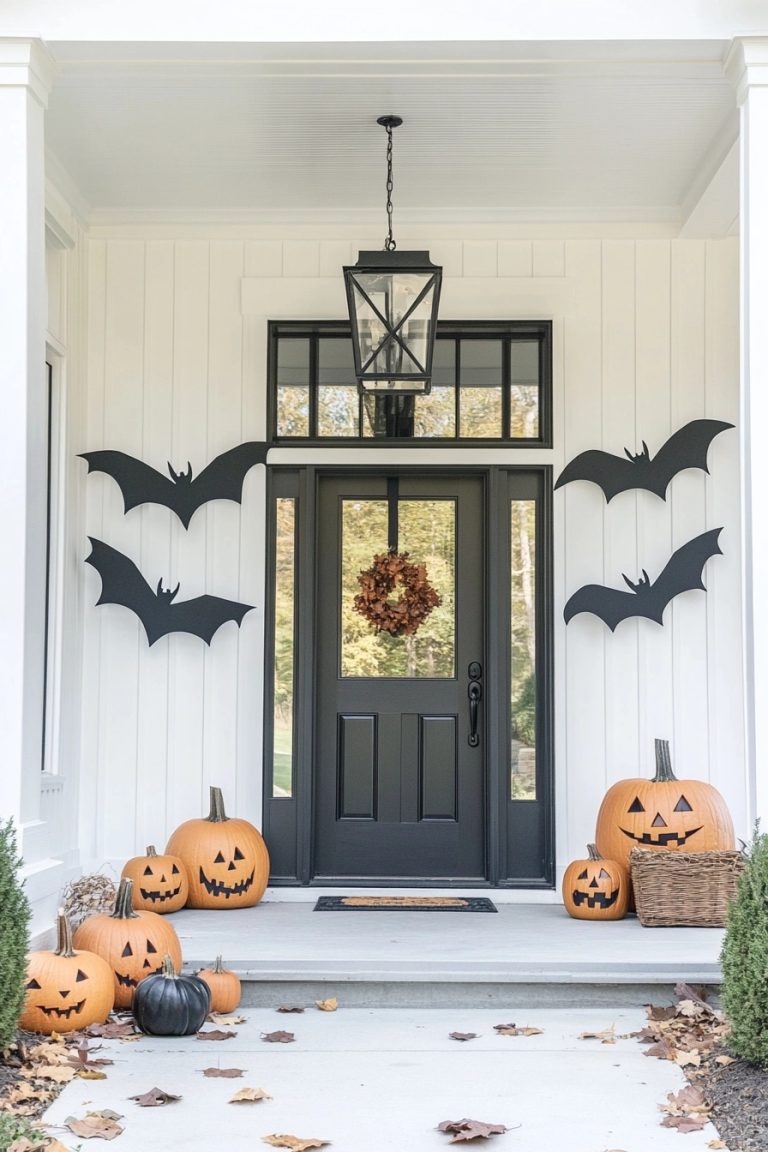 17 Simple Halloween Porch Decor Ideas That Wow