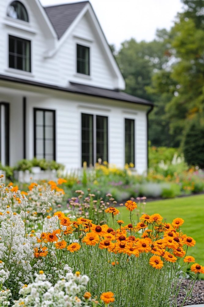 fall flowers calendula