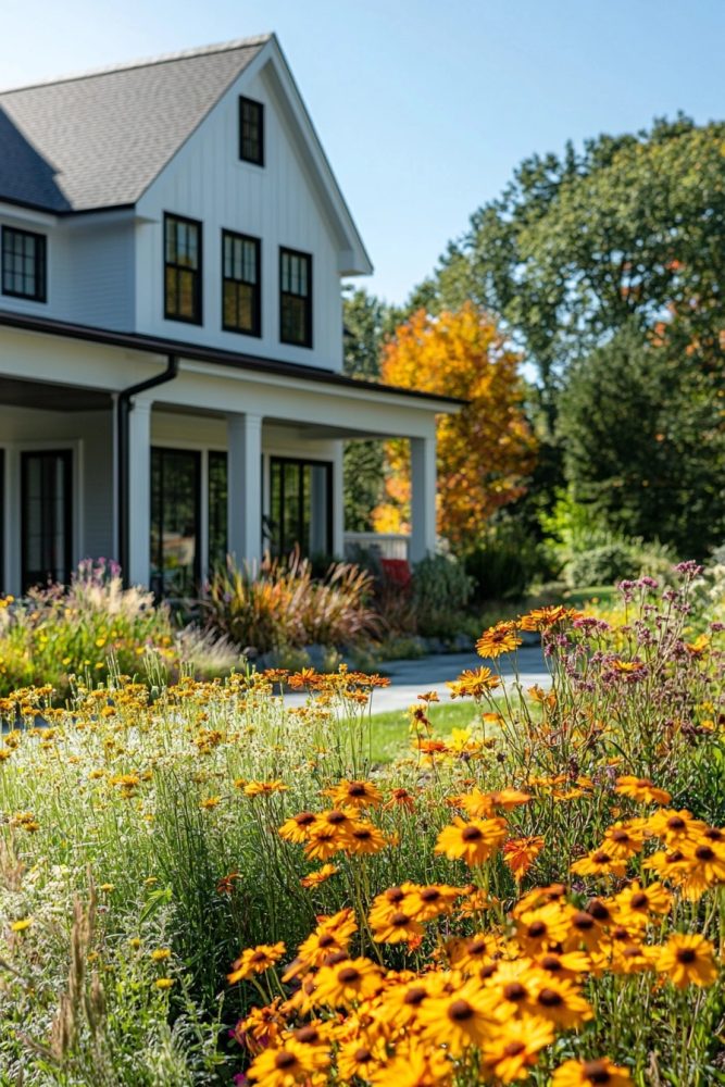 fall flowers helenium