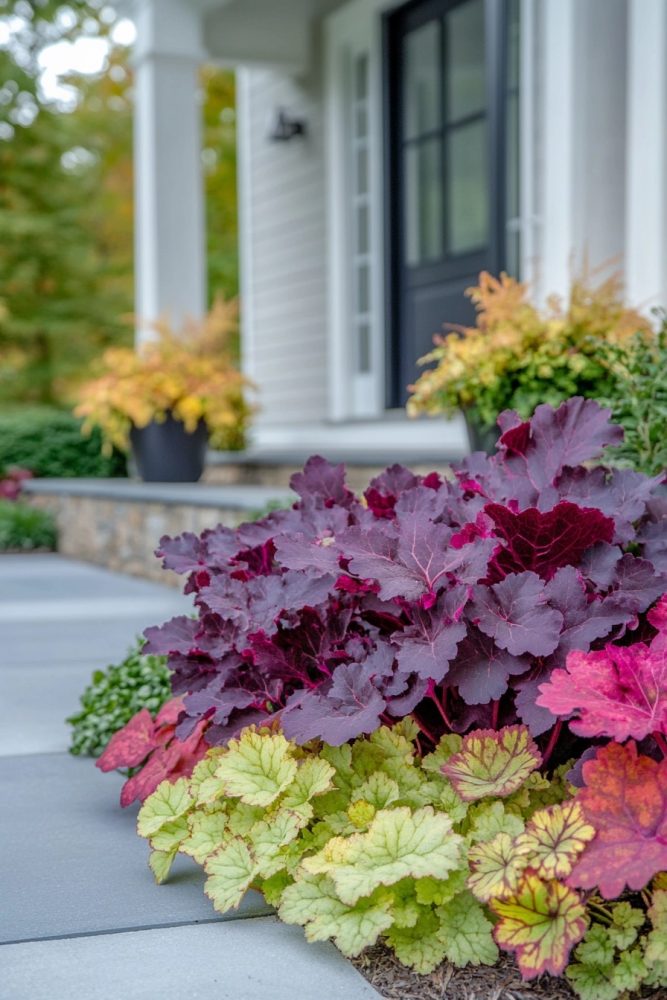 fall flowers heuchera