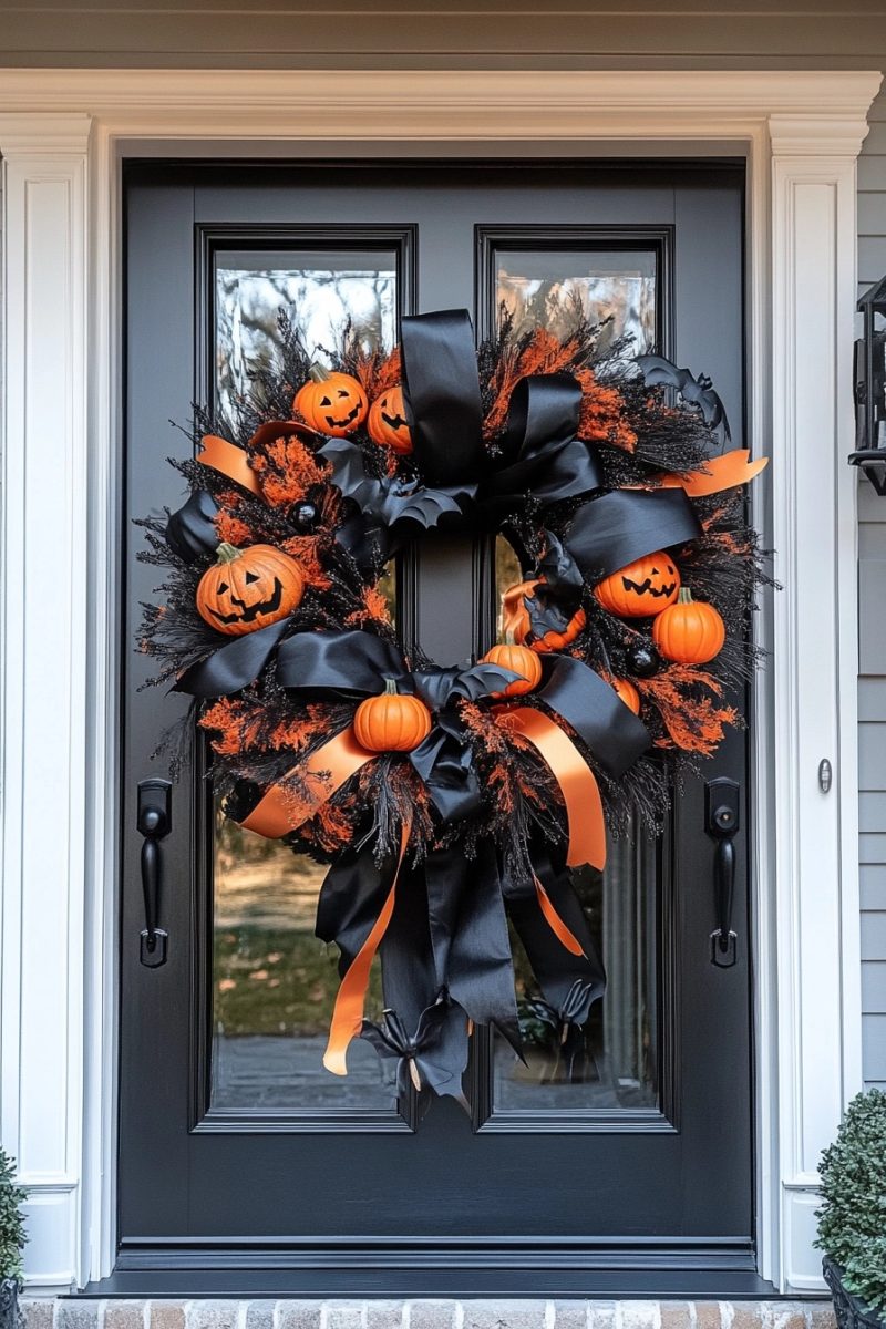 16 Creative Halloween Wreath Ideas For A Spooky Door