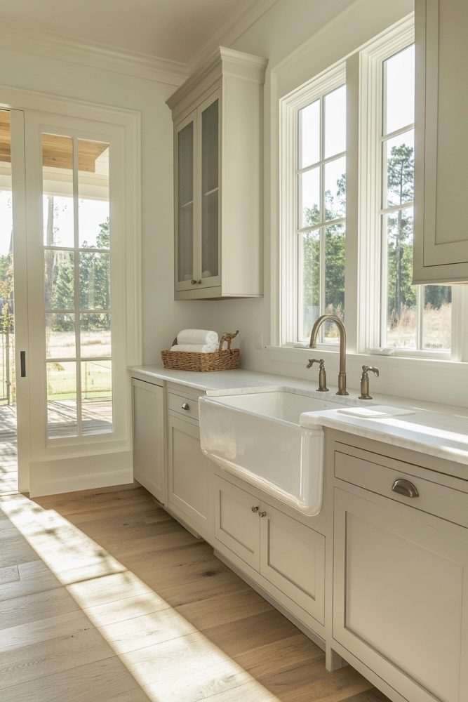 laundry room decor ideas apron sink