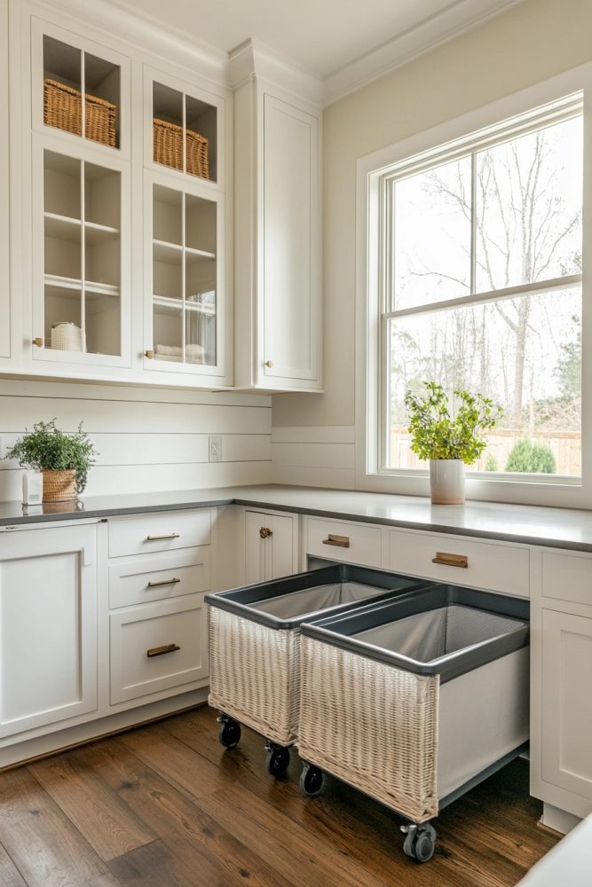 laundry room decor ideas carts