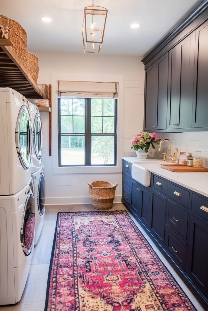 laundry room decor ideas color