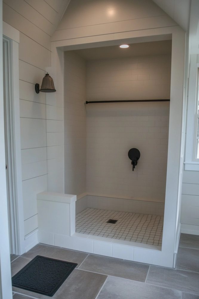 laundry room decor ideas pet shower
