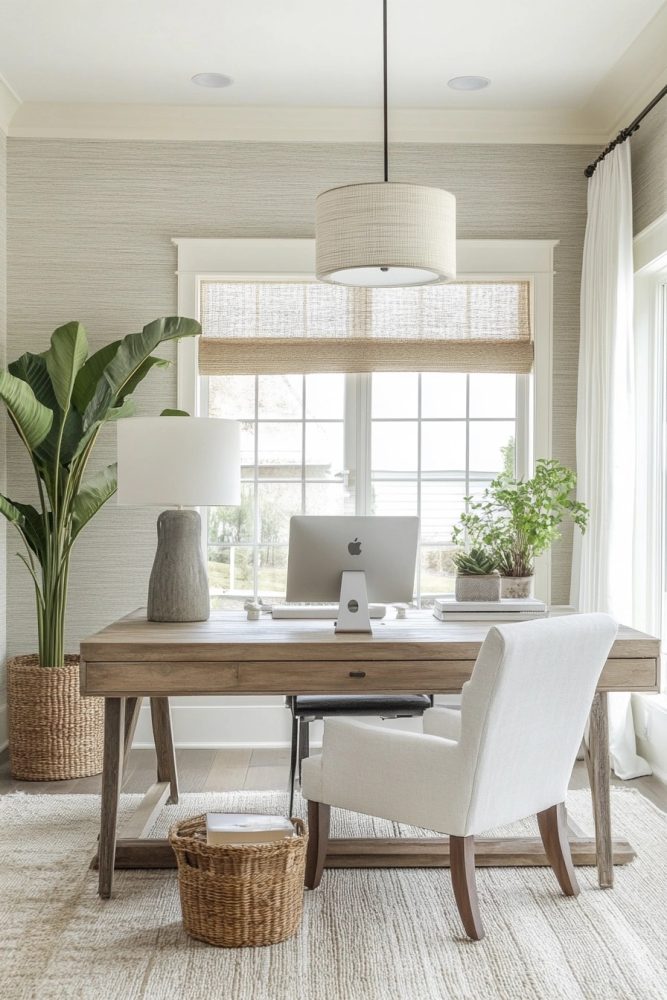 organic modern office with room COLOR PALETTE