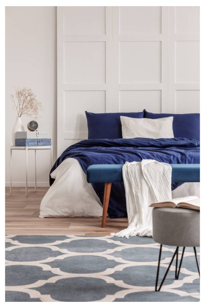 Navy & White Moment Gorgeous Navy Blue Bedroom Ideas