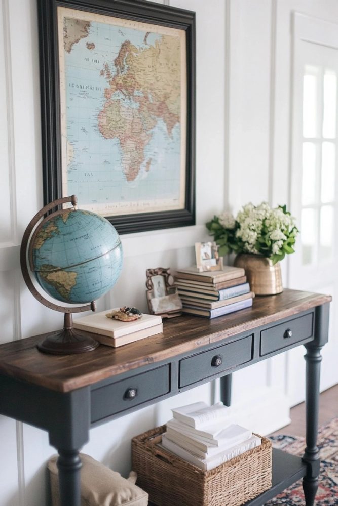 console table decor ideas eclectic