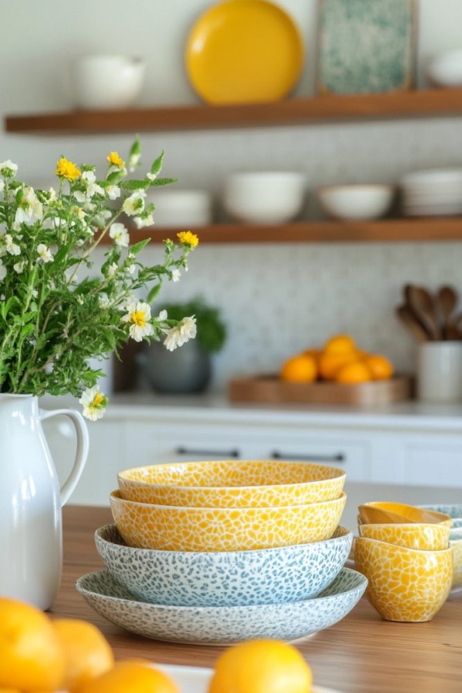 spring kitchen decor bright 2