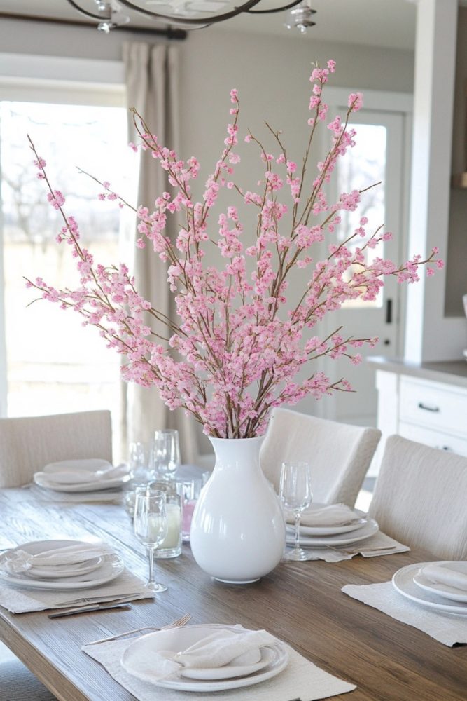 spring table centerpieces Cherry Blossom Branches