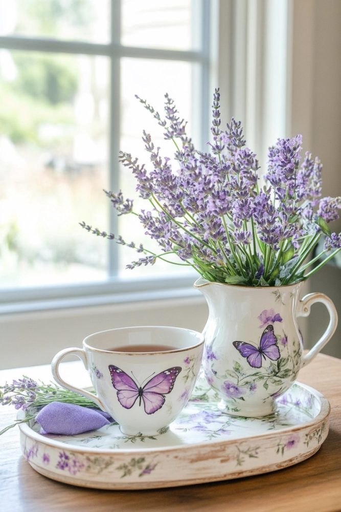 spring tray decor ideas Butterfly Dreams