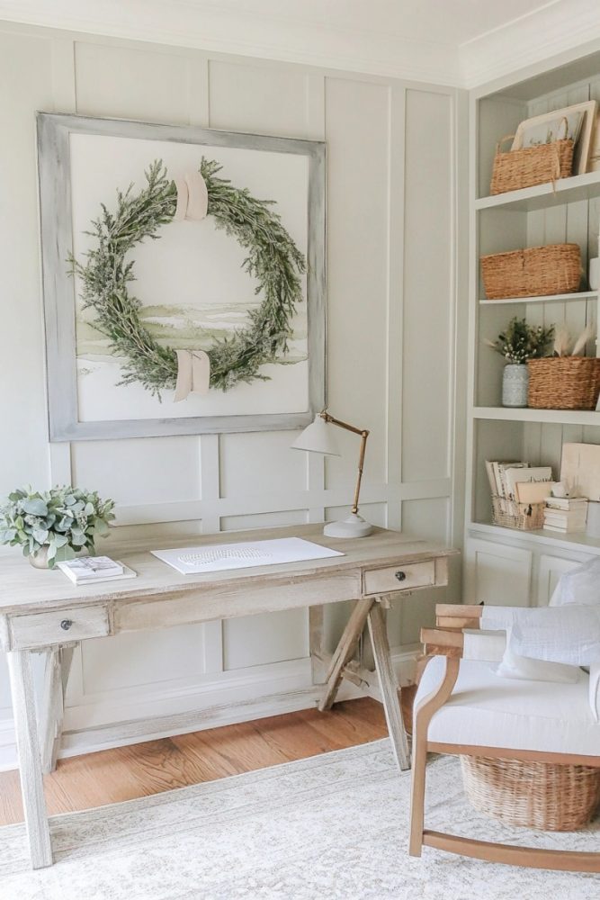 spring wreath ideas Make It Artistic with a Watercolor Ribbon Wreath
