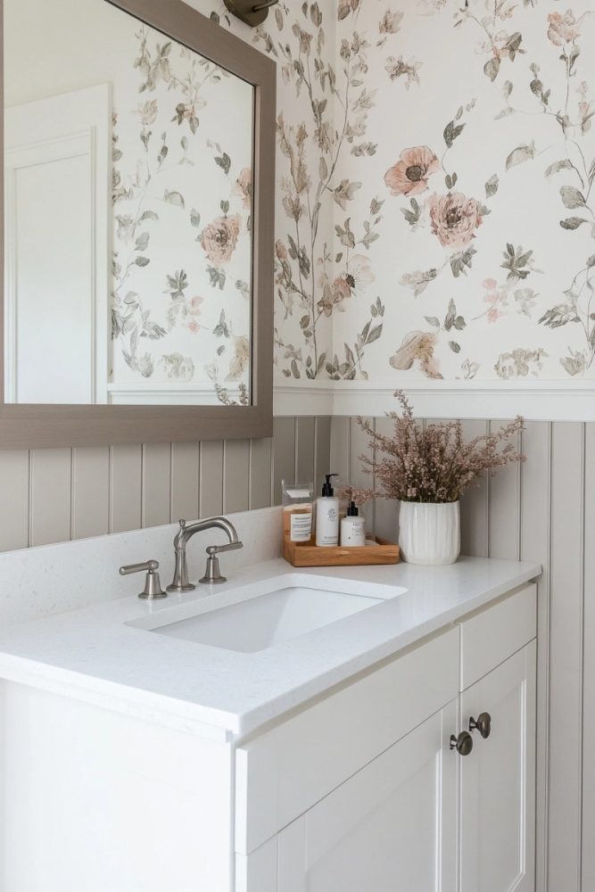 BATHROOM BOARD AND BATTEN IDEAS HALF