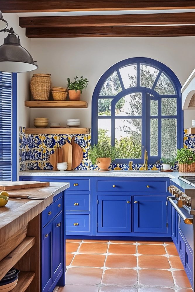 BLUE KITCHEN IDEAS mosaic