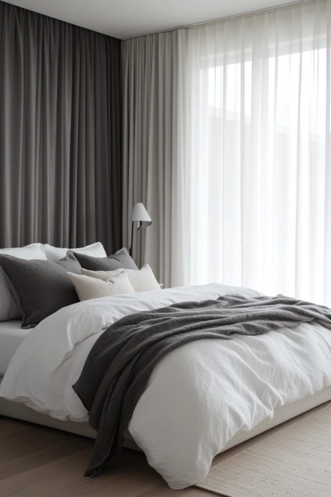 Charcoal Bedroom Decor Charcoal Curtains