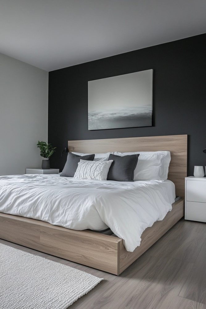 Charcoal Bedroom Decor Charcoal Picture Frames for Subtle Detail