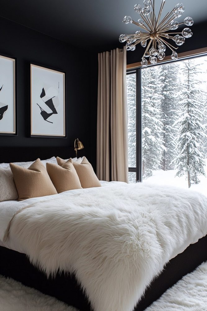 black and white bedroom ideas