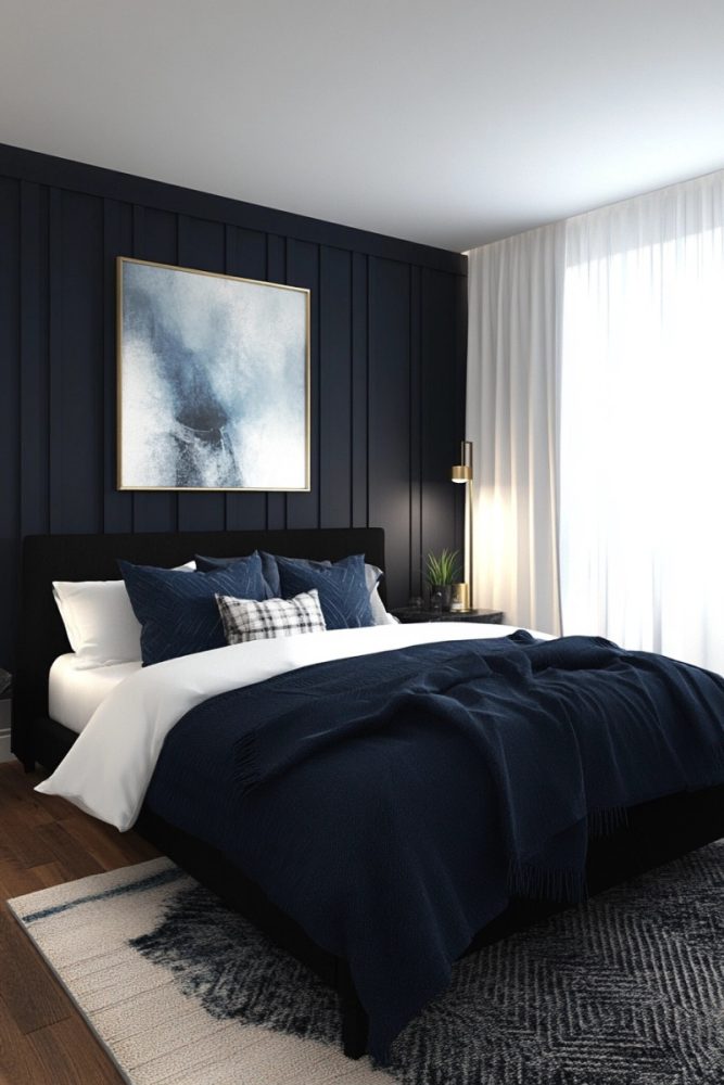 blue bedroom ideas All Over Navy Cocoon