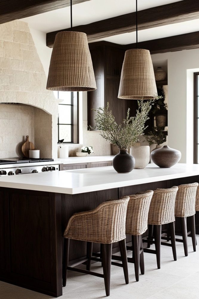 dark kitchen cabinet ideas dark espresso stained wood