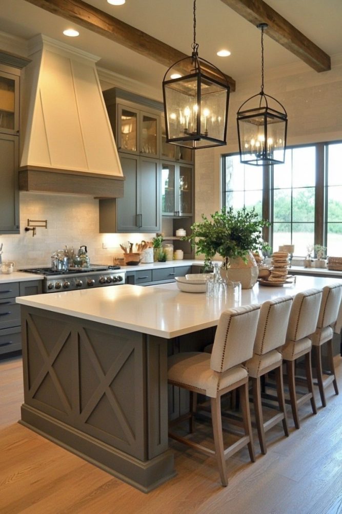dark kitchen cabinet ideas smoky gray cabinets