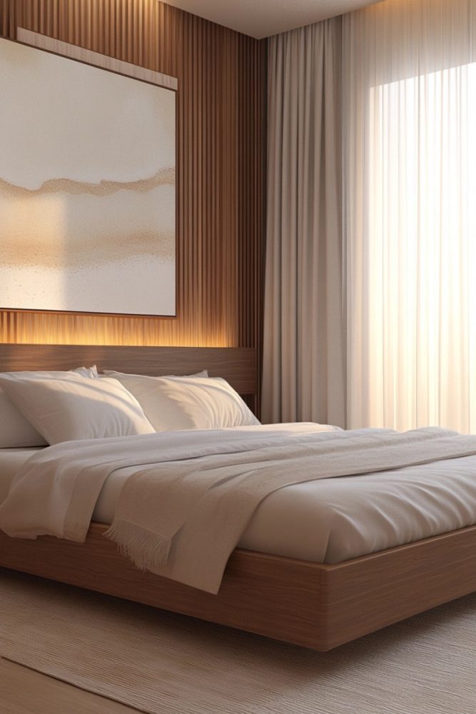 japandi bedroom ideas Indoor Subtle Japandi Artwork