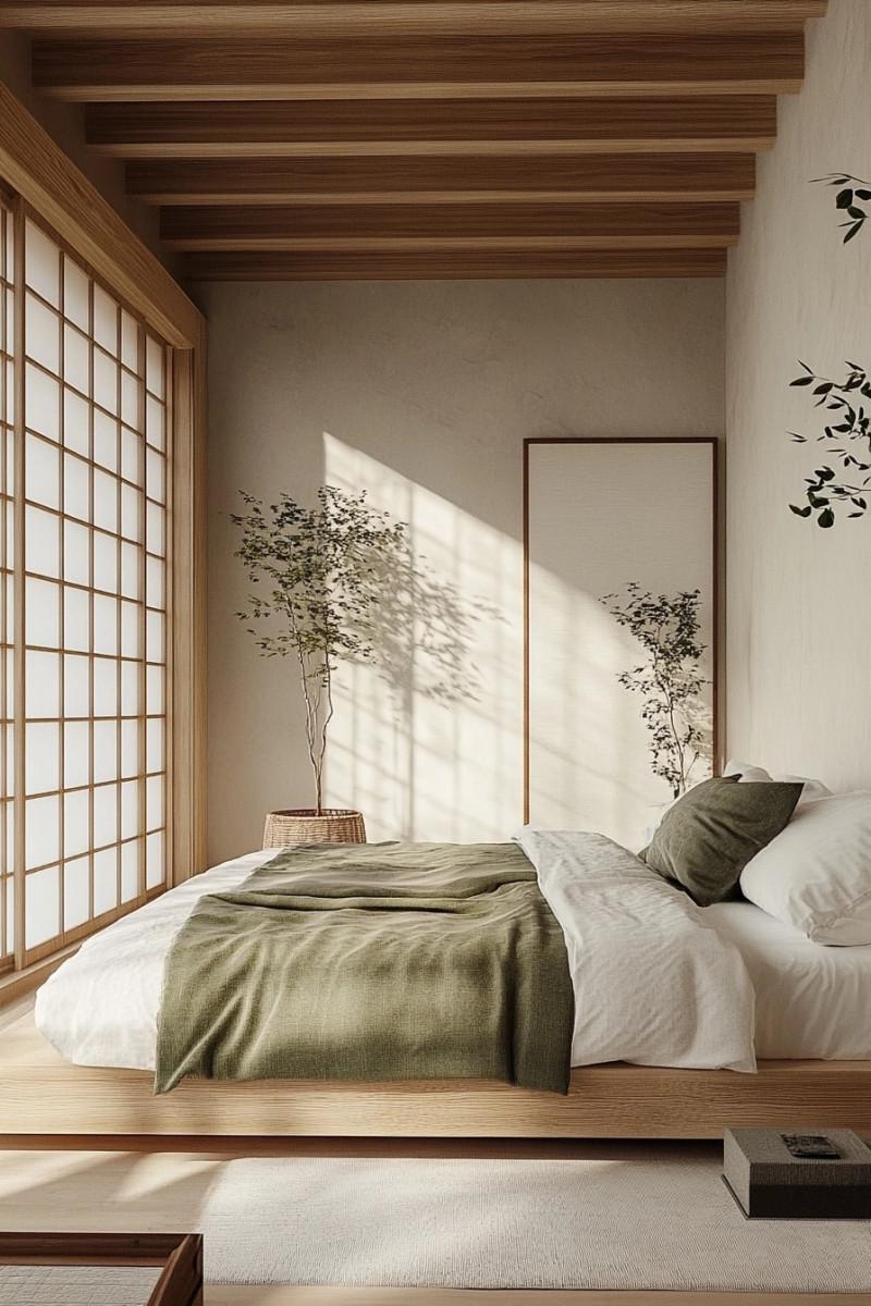 japandi bedroom ideas wabi sabi