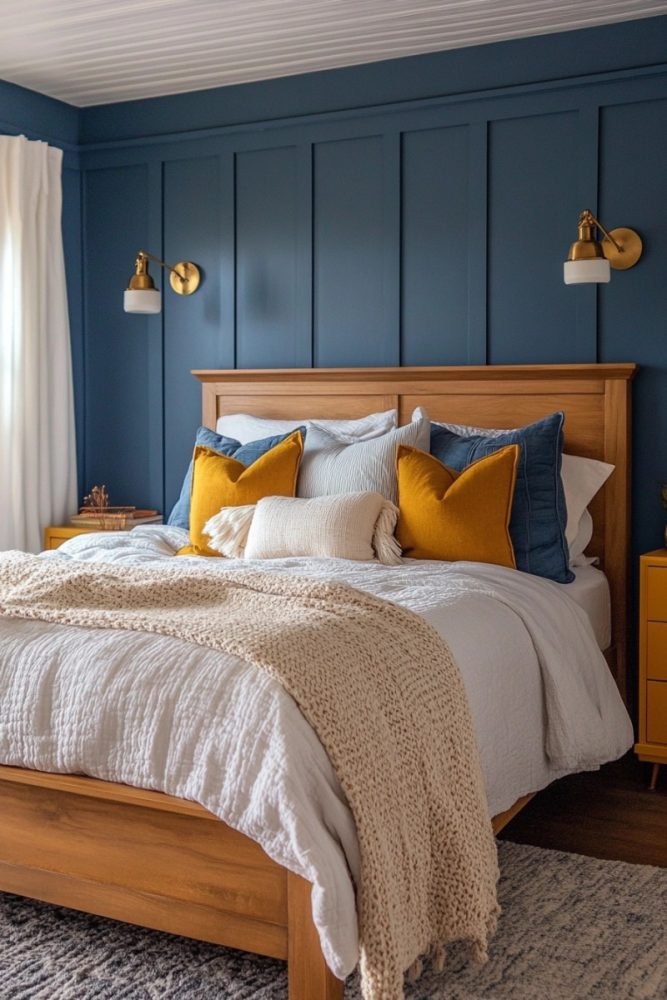 best moody blue paint colors Stormy Sky – Benjamin Moore