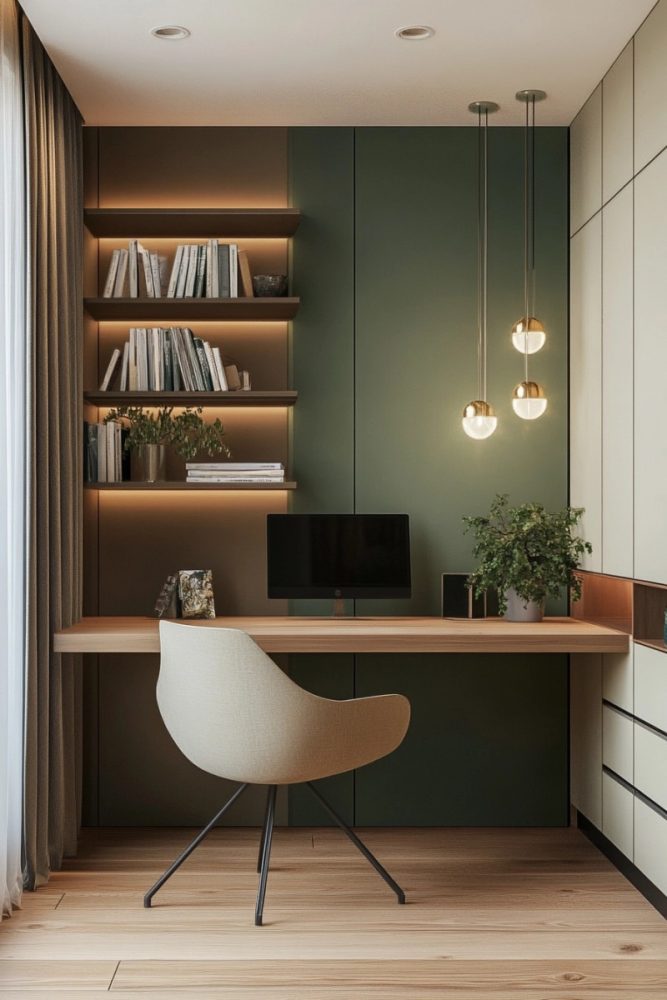 green home office 7