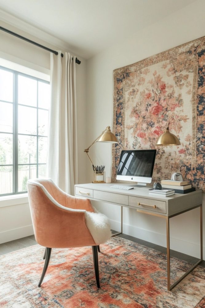 home office accent tapestry