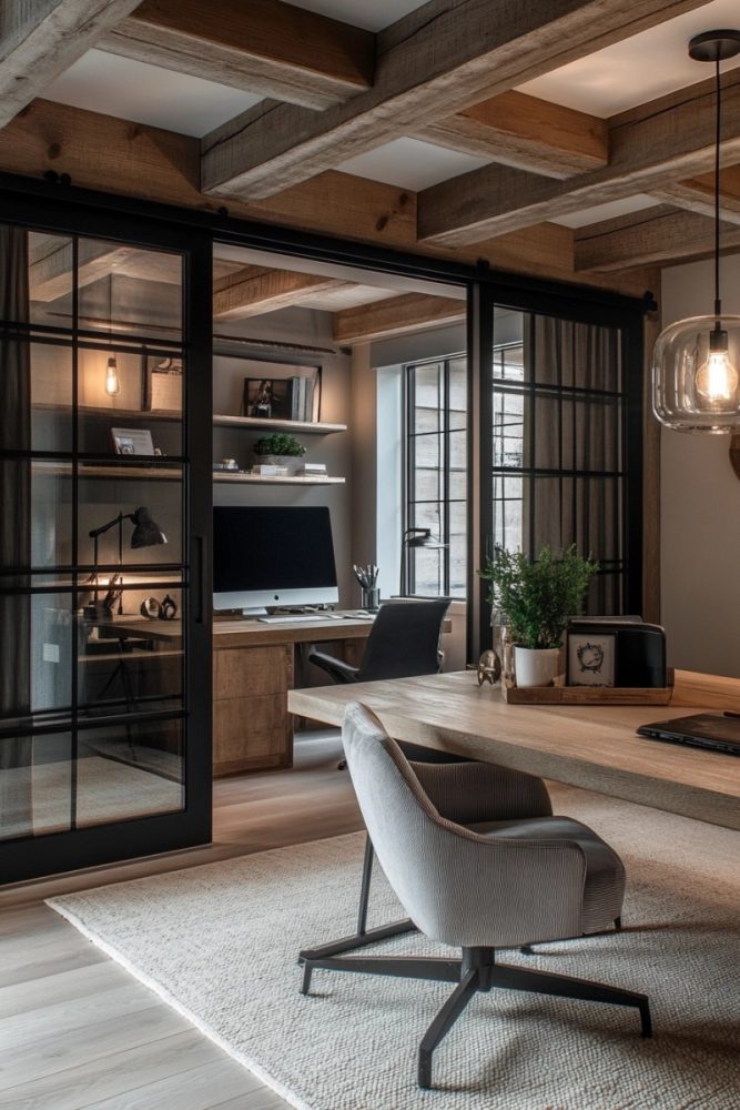 home office door ideas 7