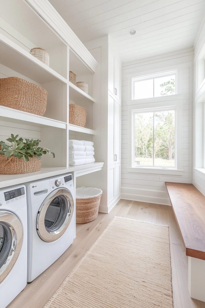 laundry room mudroom ideas shelve