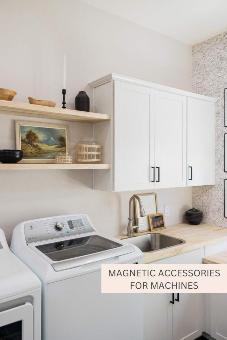 Creative Storage Solutions for Awkward Laundry Spaces Magnetic Accessories for Machines